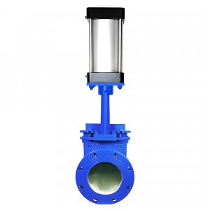 氣動(dòng)刀閘閥PZ673Y-16C，DN250（介質(zhì)灰渣混合